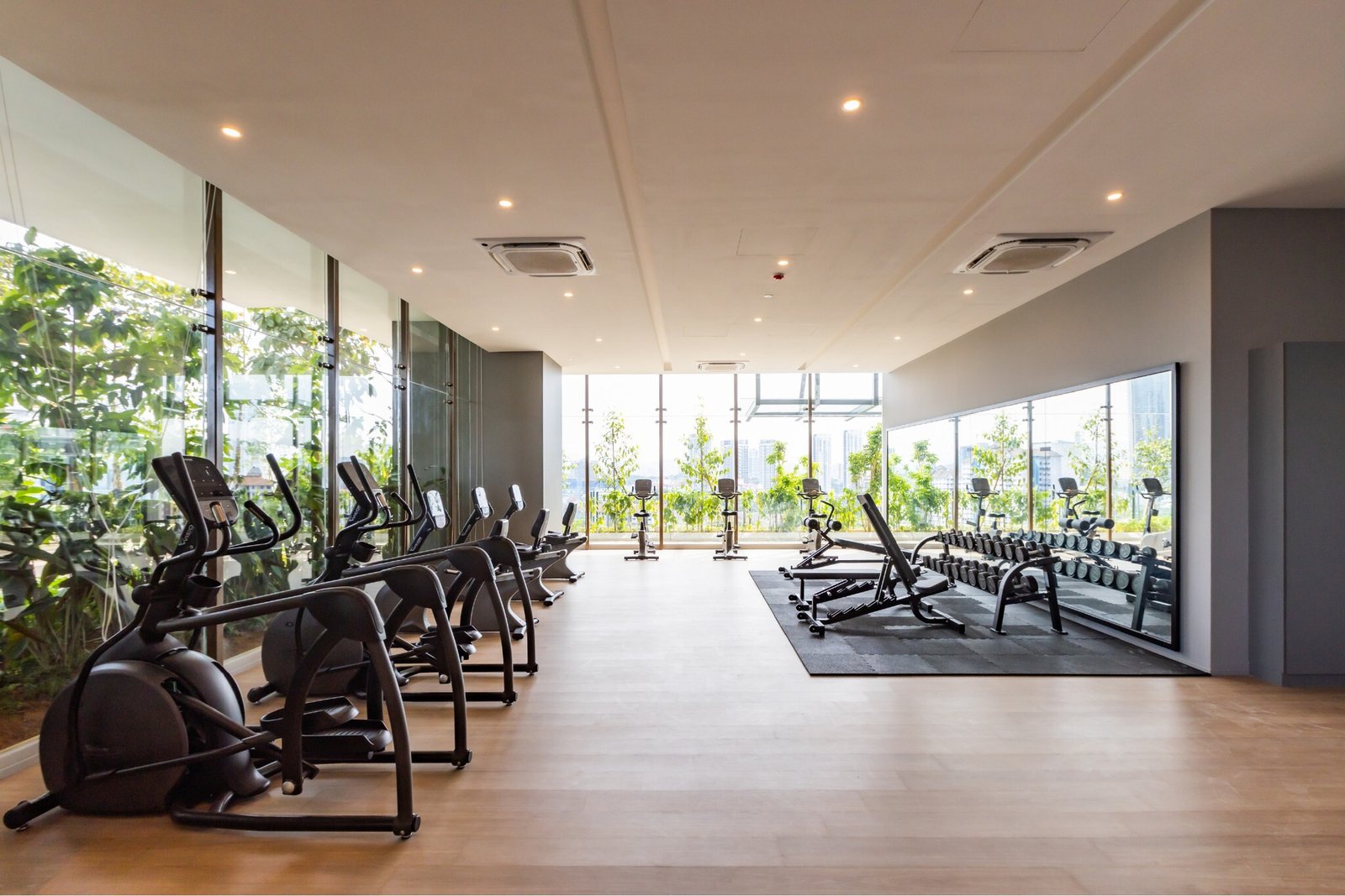 Completed gym at Laurel Residence